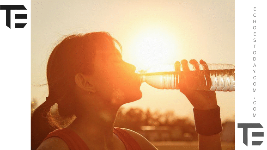hydrate your self during the heatstroke