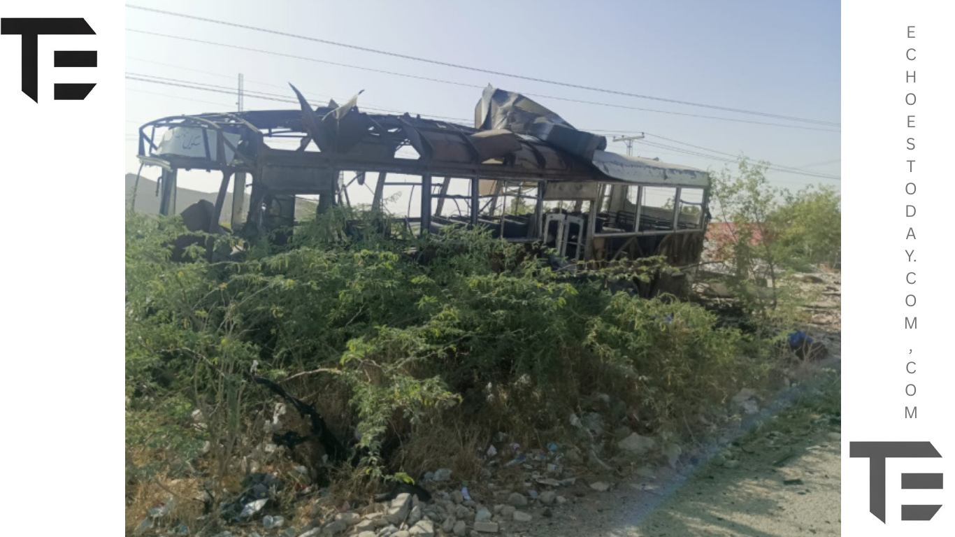 Khuzdar-Five people, including 3 children, were martyred in a school bus blast